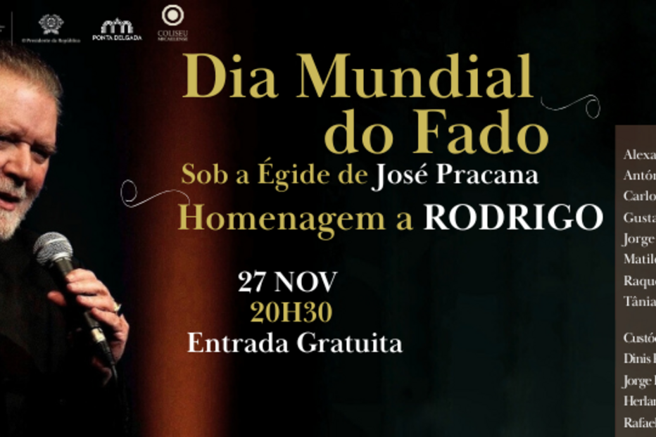 Concerto do Dia Mundial do Fado com homenagem a Rodrigo em Lisboa
