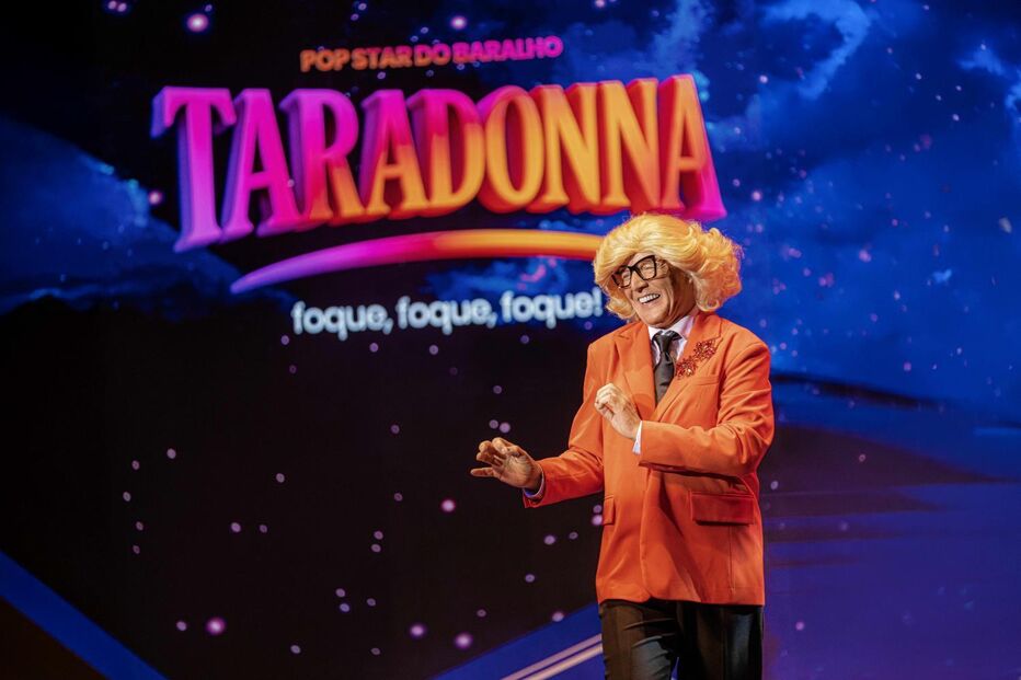 João Baião surge como Taradonna no espetáculo 