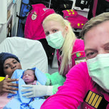 Bombeiros Voluntários de Sacavém auxiliaram no parto