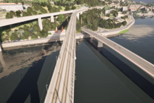 Projeto TGV prevê duas pontes sobre o Douro, sendo uma rodoviária e outra feroviária