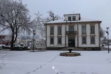 Queda de neve no município Vila Nova de Paiva