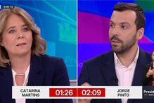Catarina Martins e Jorge Pinto divergem quanto ao papel da UE. Candidatos admitem não desistir a favor de Seguro