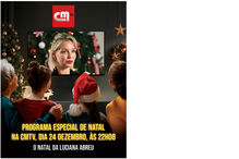 Especial de Natal com Luciana Abreu na CMTV, dia 24 de dezembro