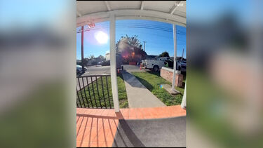 Imagens de videovigilância captam explosão de gás na Baía de São Francisco