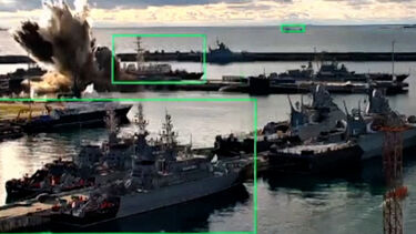 Serviço de segurança da Ucrânia afirma ter incapacitado um submarino russo num ataque com drones subaquáticos