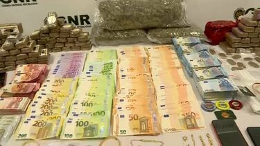 Seis detidos e apreendidos 18 quilos de droga e mais de 100 mil euros em Loulé