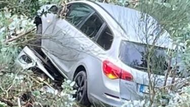 Homem fica ferido em despiste de carro em Arouca