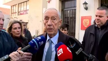 Marcelo foi à ginjinha do Barreiro e deixou os seus votos para 2026