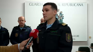 Militares da GNR de Elvas ao serviço no Natal