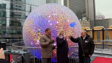Bola de Ano Novo em Times Square recebe atualização com cristais 
