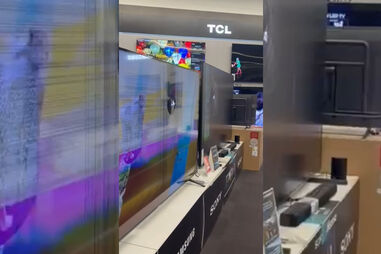 Homem invade loja no NorteShopping e destrói vários equipamentos