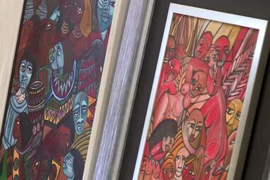 Apreendidas 45 pinturas falsas de Dominguez Alvarez