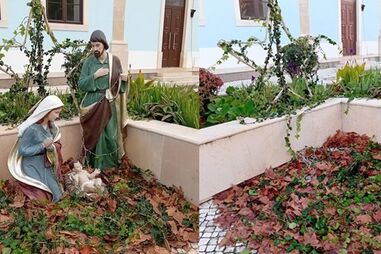 Figuras do presépio roubadas durante a madrugada na vila de Pernes em Santarém