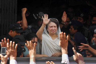 Ex-PM e candidata eleitoral no Bangladesh Khaleda Zia