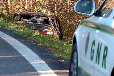 Jovem morre em despiste de carro em Águeda. Ia com amigos ver o nascer do sol ao Caramulo