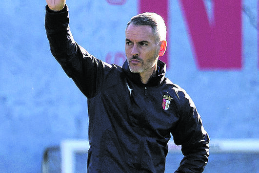 Carlos Vicens, treinador do Sp. Braga