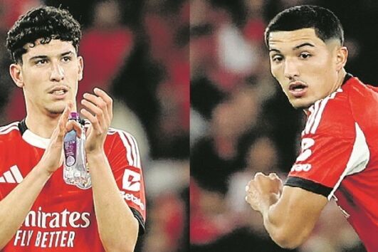 José Neto à esquerda e Tiago Freitas à direita