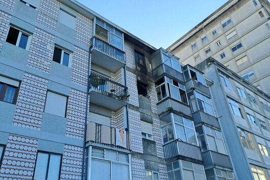 Um dos apartamentos ficou inabitável