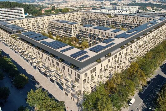 Zona habitacional nas Antas onde está prevista a construção de 1150 habitações