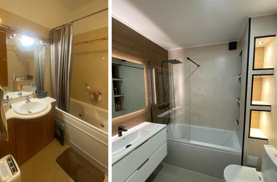 Remodelação de casa de banho com Mudelar: Lisboa e Porto