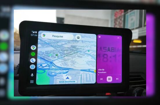 Carplay Hippcron de 7 polegadas