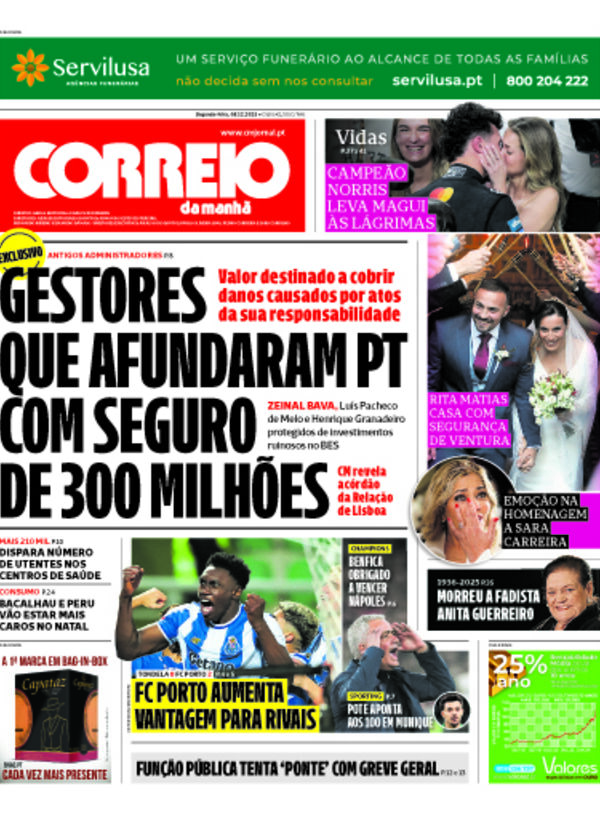 Capa do jornal