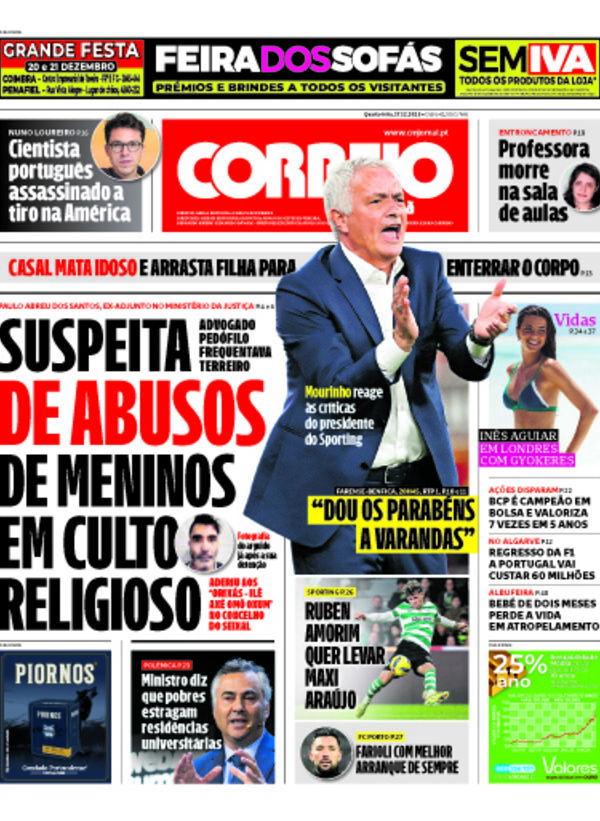 Capa do jornal