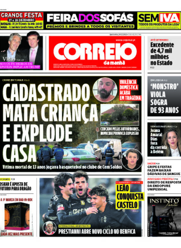 Capa do jornal
