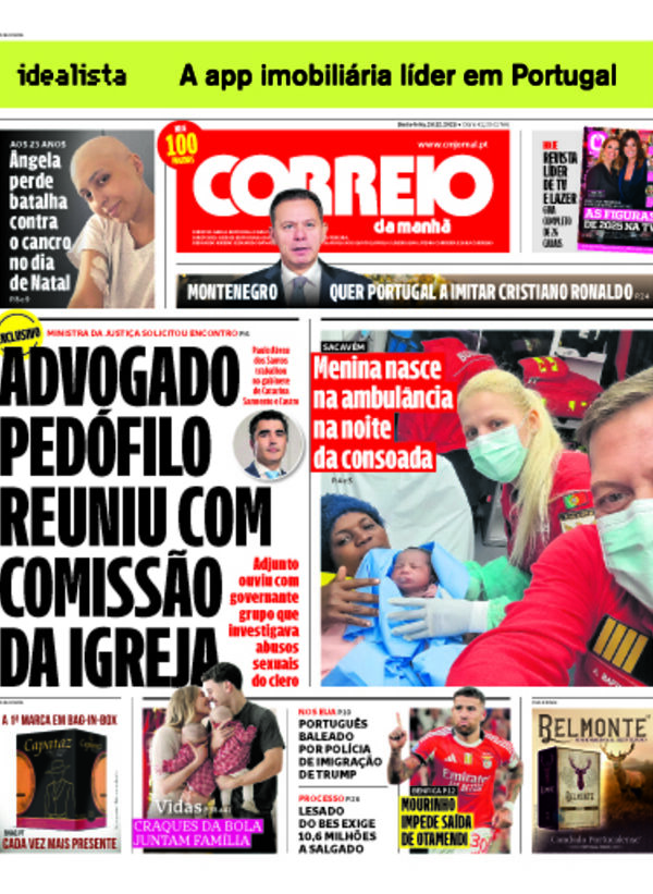 Capa do jornal