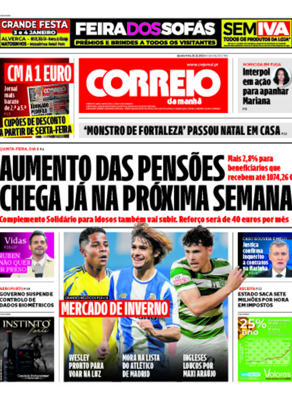 Capa do jornal