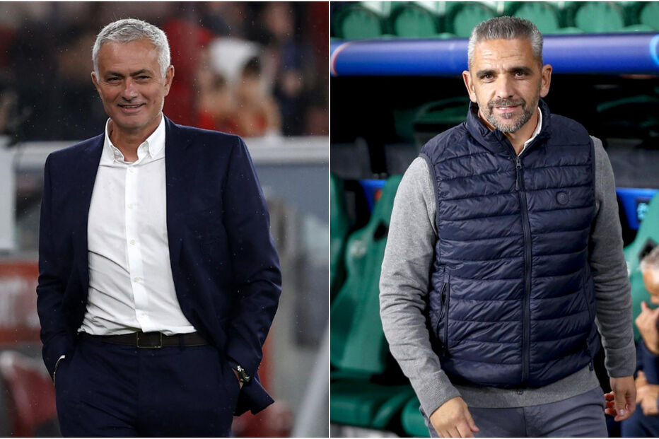José Mourinho e Rui Borges estarão frente a frente no Benfica-Sporting