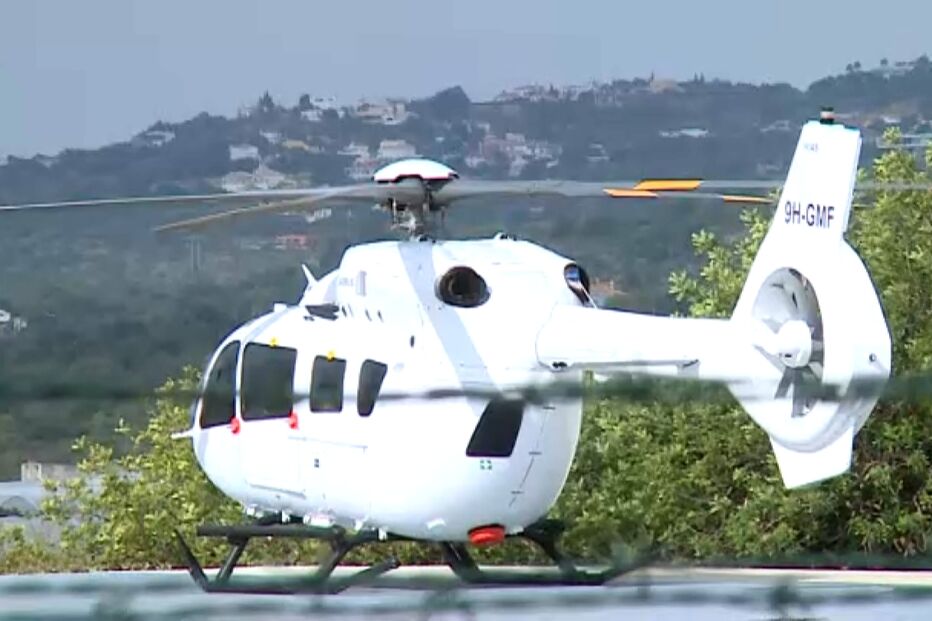 Helicóptero do INEM de Loulé inoperacional devido a avaria
