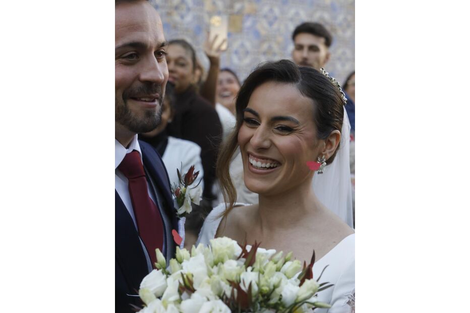 Rita Matias casou na igreja onde os avós celebraram a união
