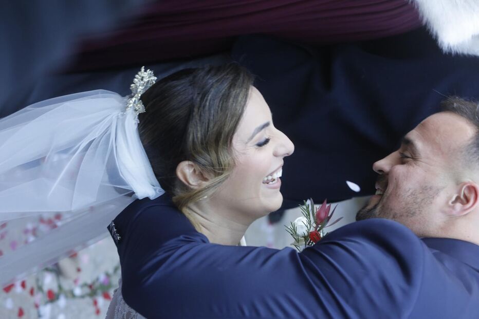 Rita Matias casou na igreja onde os avós se uniram