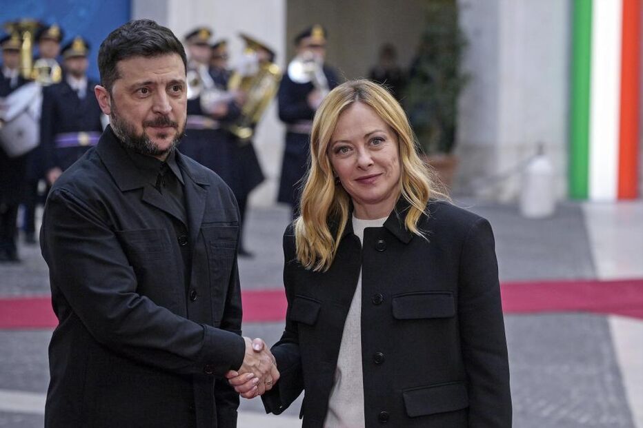 Após encontro com Leão XIV, reuniu-se com Meloni, a primeira-ministra italiana