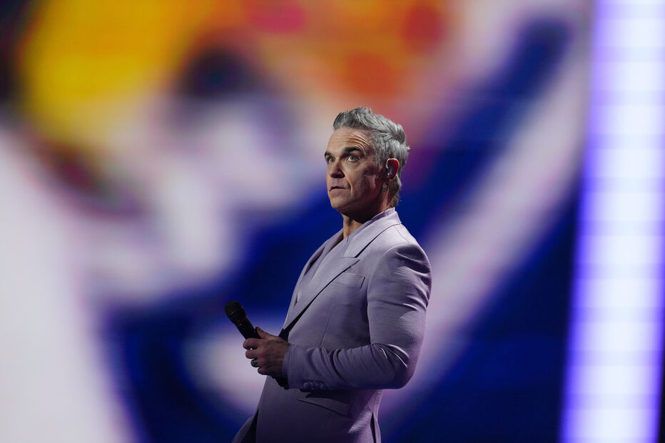 Robbie Williams atua no Kalorama, festival em Lisboa, em 2026