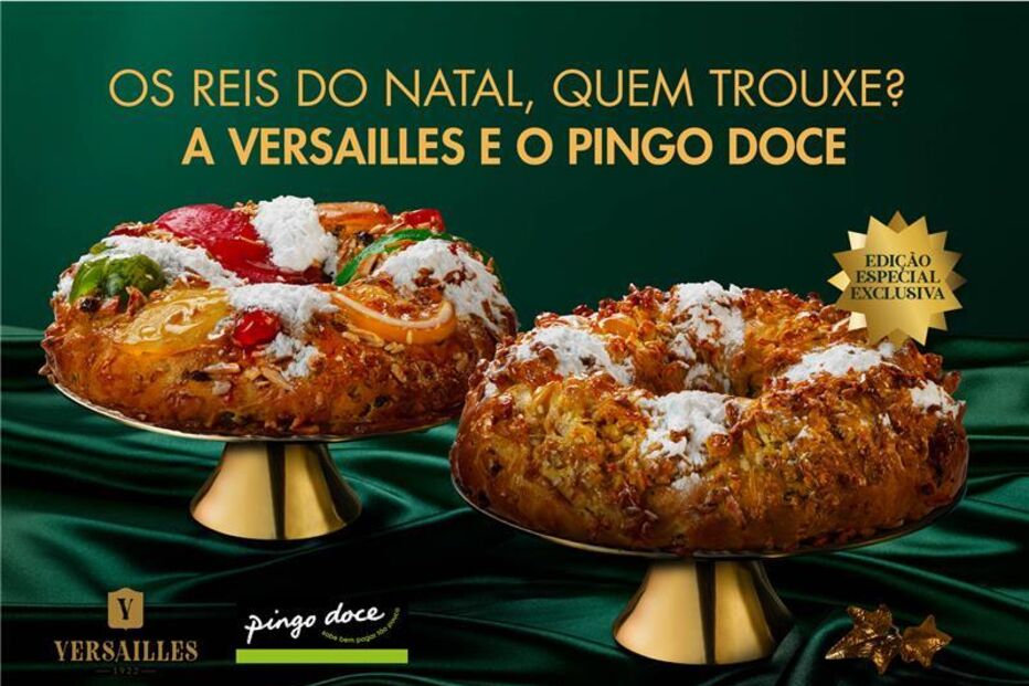 Versailles e Pingo Doce trazem os reis do Natal para a mesa dos portugueses