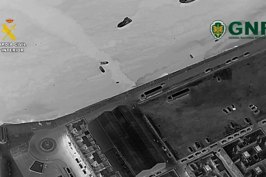 Guarda Civil e GNR em ação conjunta; fiscalização e segurança na zona costeira