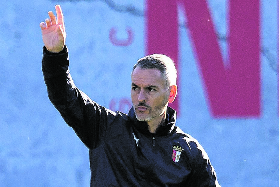 Carlos Vicens, treinador do Sp. Braga