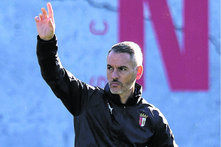 Carlos Vicens, treinador do Sp. Braga