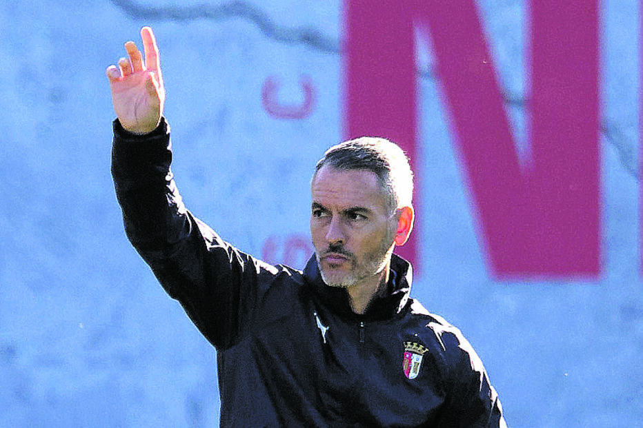 Carlos Vicens, treinador do Sp. Braga