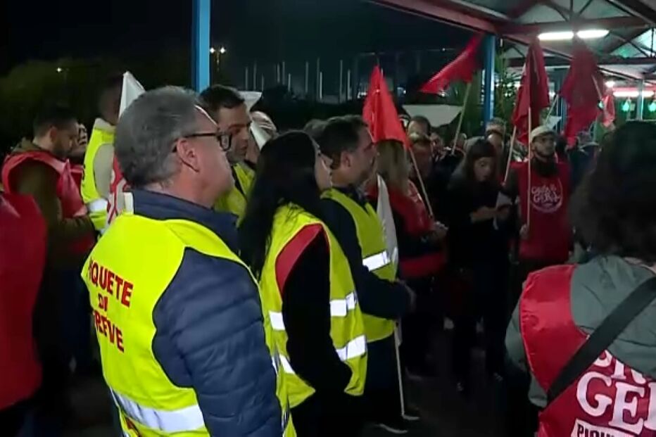 Greve geral paralisou a Autoeuropa