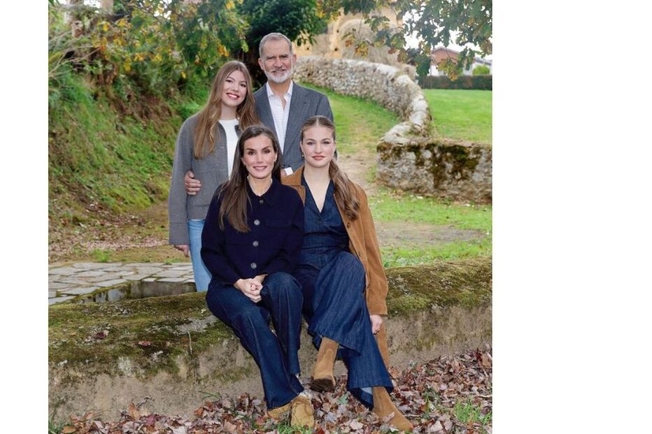 Retrato de Natal dos reis de Espanha