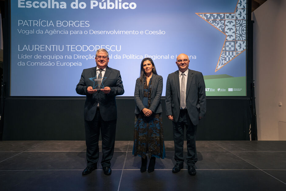 Patrícia Borges e Laurentiu Teodopescu nos Prémios Fundos Europeus 2025