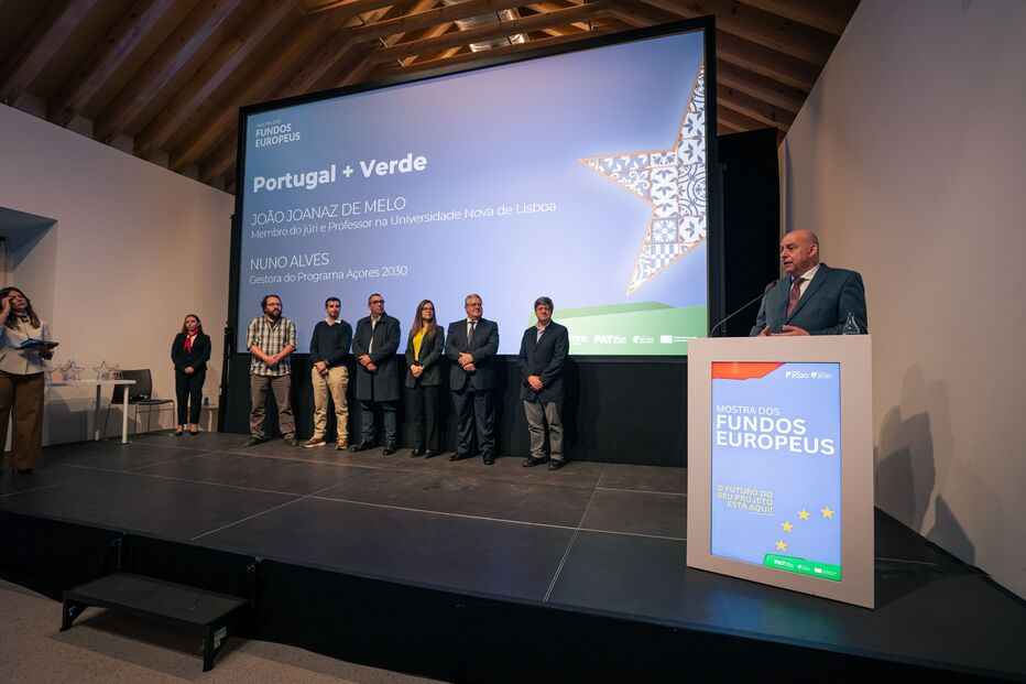 Entrega dos Prémios Fundos Europeus 2025, com projetos de economia, sustentabilidade e coesão social