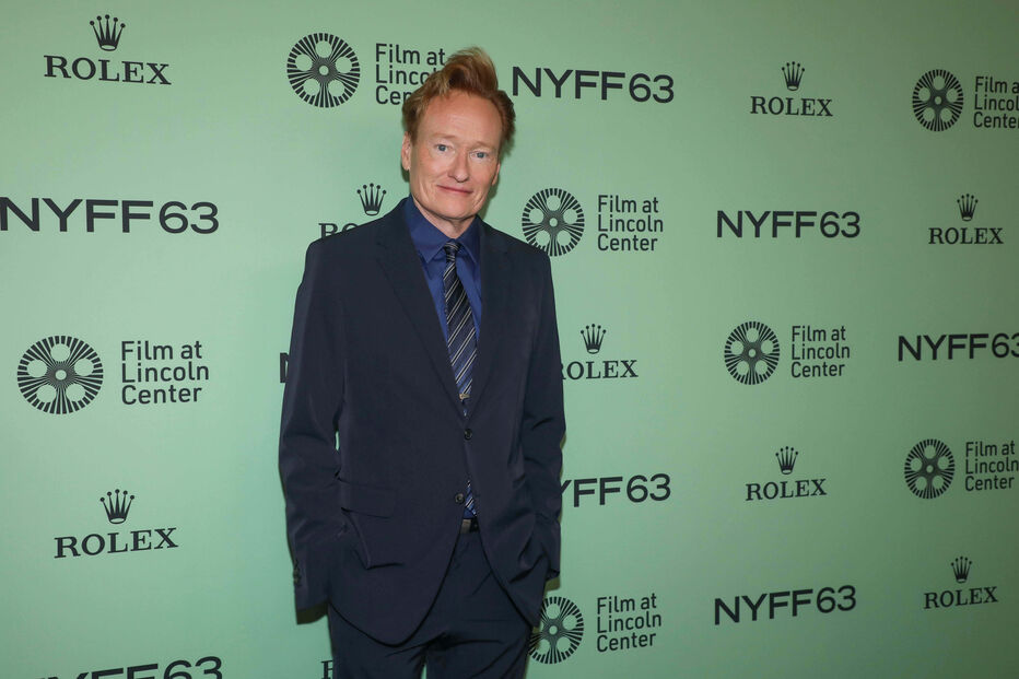 Conan O'Brien marca presença no Festival de Cinema de Nova Iorque