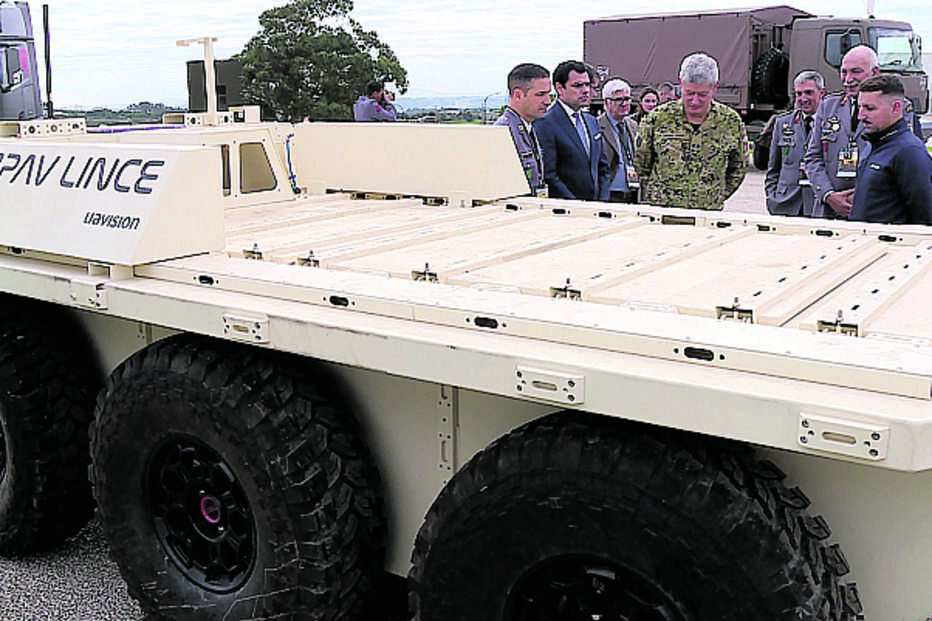 Plataforma M113 foi adaptada