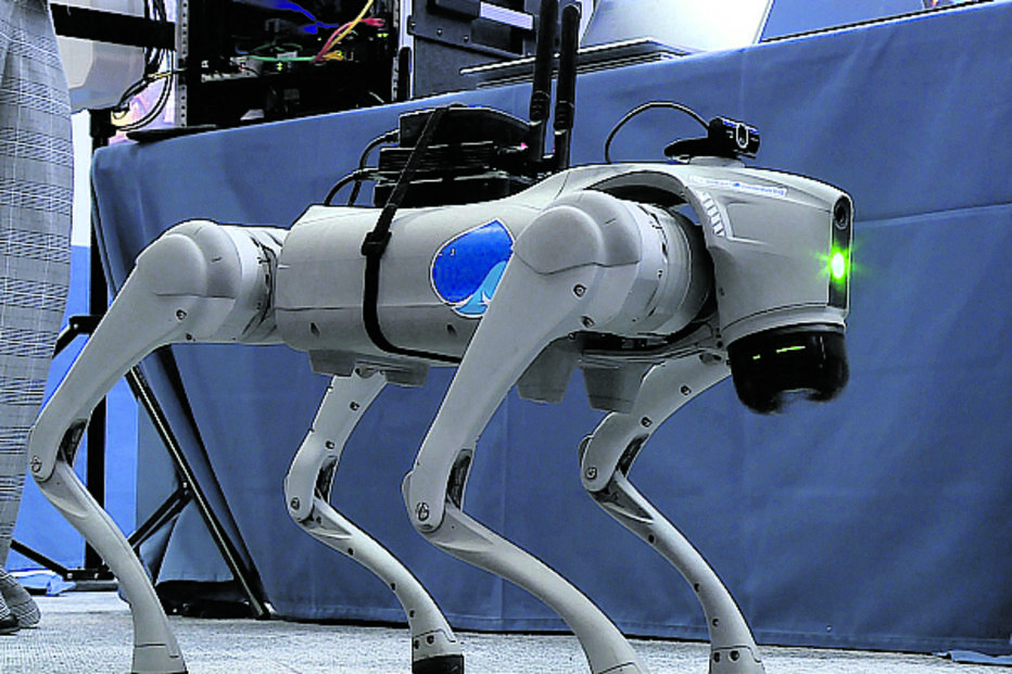 Robô pode transportar carga