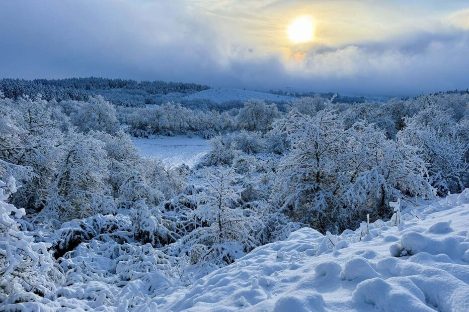 Município de Montalegre também acordou pintada de branco