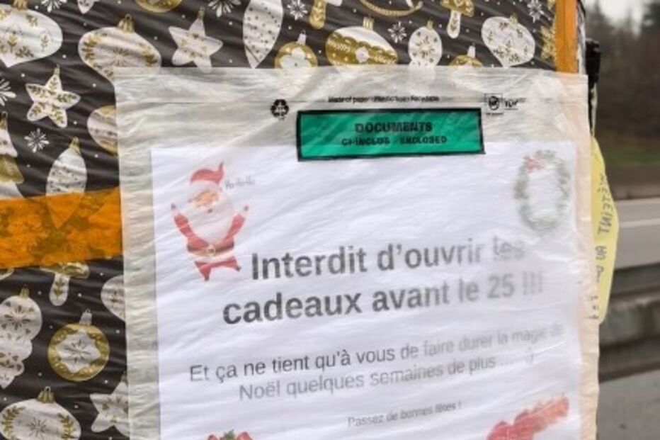 Em França ''embrulham'' radares para ''oferecer'' no Natal…